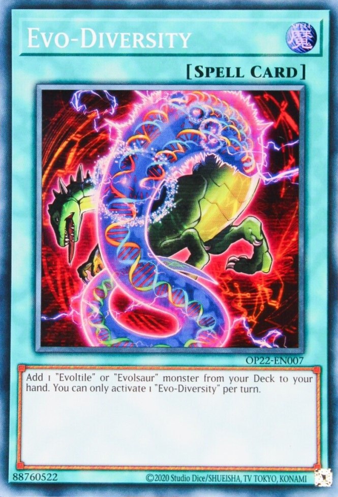 Evo-Diversity [OP22-EN007] Super Rare | Game Master's Emporium (The New GME)