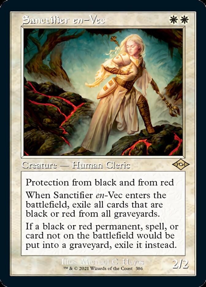 Sanctifier en-Vec (Retro Foil Etched) [Modern Horizons 2] | Game Master's Emporium (The New GME)