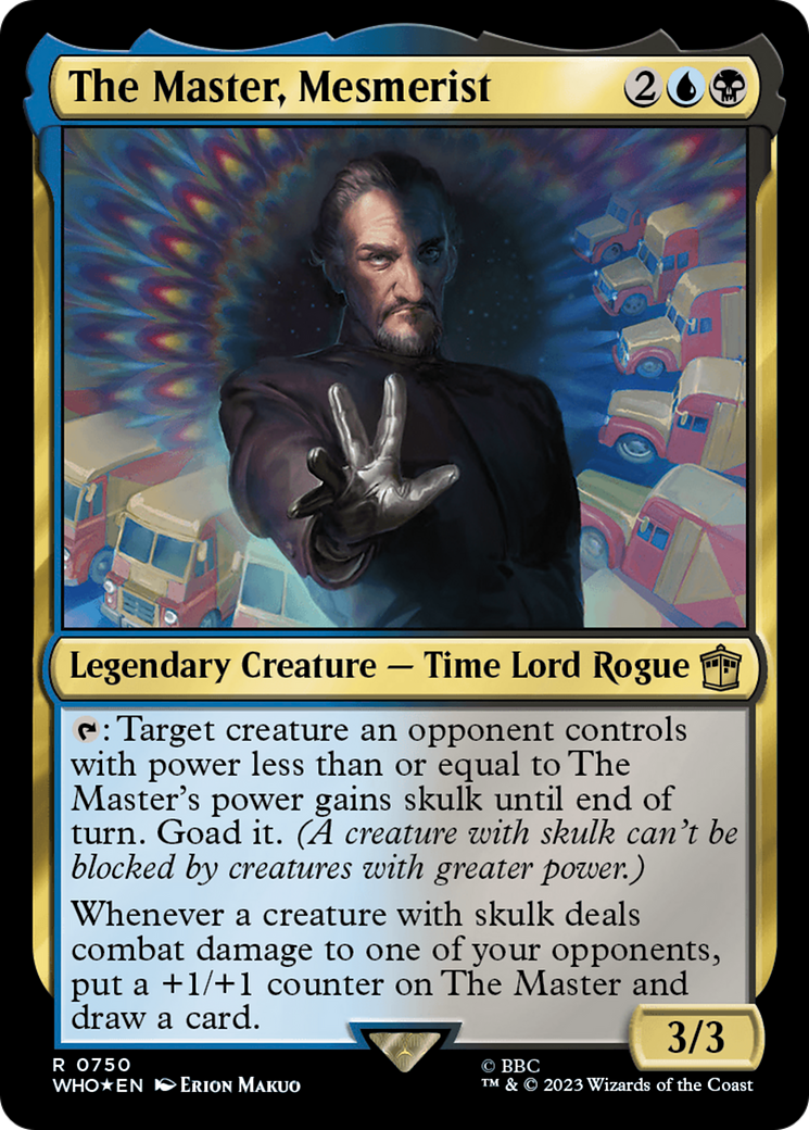 The Master, Mesmerist (Surge Foil) [Doctor Who] | Game Master's Emporium (The New GME)