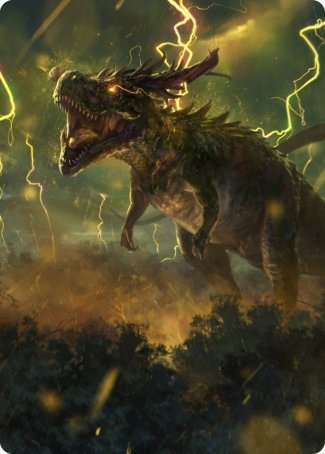 Thrasta, Tempest's Roar Art Card (42) [Modern Horizons 2 Art Series] | Game Master's Emporium (The New GME)