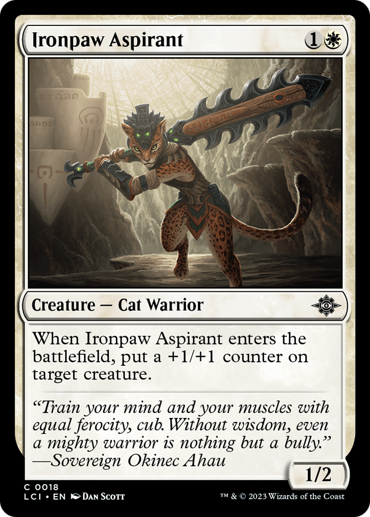 Ironpaw Aspirant [The Lost Caverns of Ixalan] | Game Master's Emporium (The New GME)
