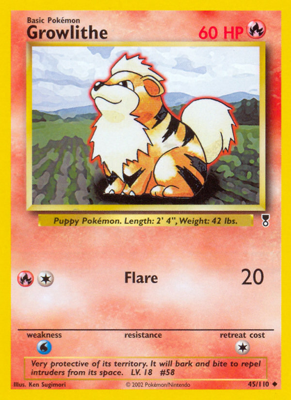 Growlithe (45/110) [Legendary Collection] | Game Master's Emporium (The New GME)