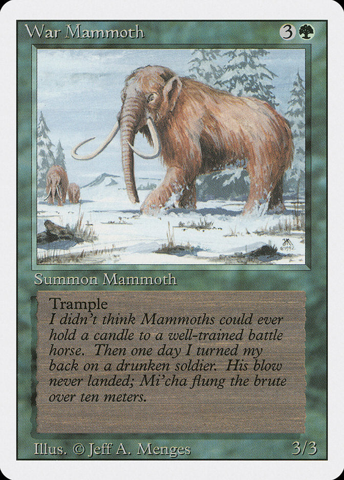 War Mammoth [Revised Edition] | Game Master's Emporium (The New GME)