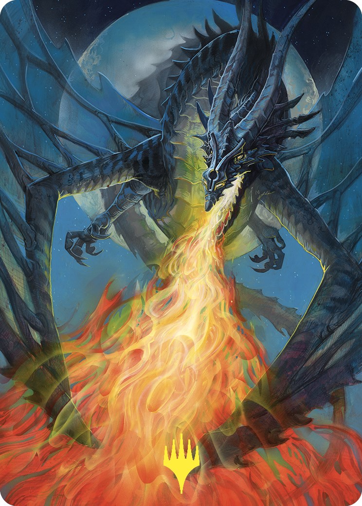 Balefire Dragon Art Card (Gold-Stamped) [Commander Masters Art Series] | Game Master's Emporium (The New GME)