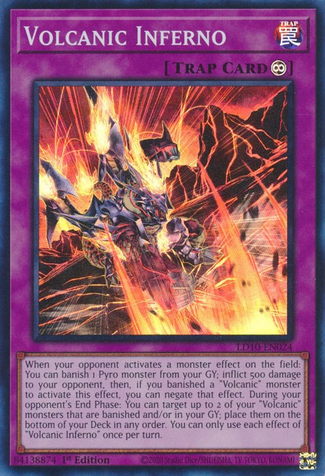 Volcanic Inferno [LD10-EN024] Super Rare | Game Master's Emporium (The New GME)