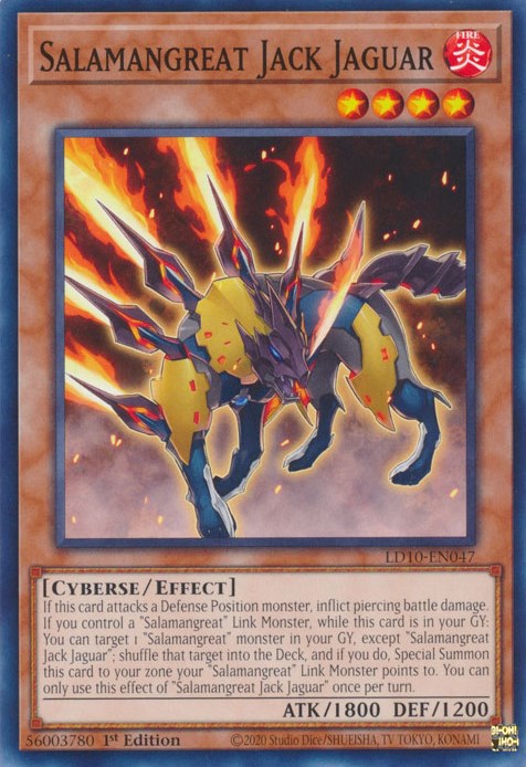 Salamangreat Jack Jaguar [LD10-EN047] Common | Game Master's Emporium (The New GME)