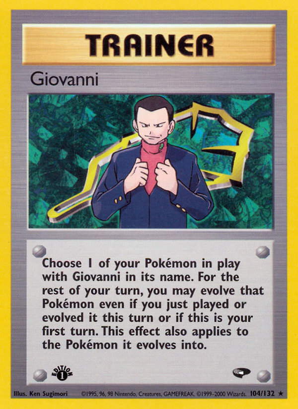 Giovanni (104/132) [Gym Challenge 1st Edition] | Game Master's Emporium (The New GME)
