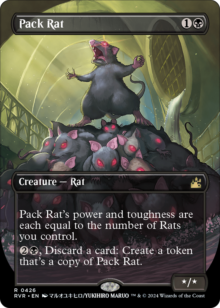 Pack Rat (Anime Borderless) [Ravnica Remastered] | Game Master's Emporium (The New GME)