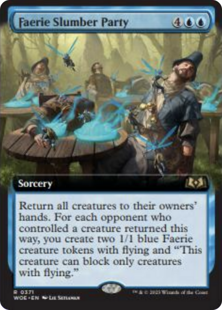Faerie Slumber Party (Extended Art) [Wilds of Eldraine] | Game Master's Emporium (The New GME)
