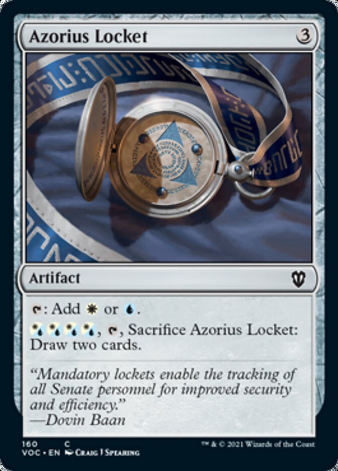 Azorius Locket [Innistrad: Crimson Vow Commander] | Game Master's Emporium (The New GME)