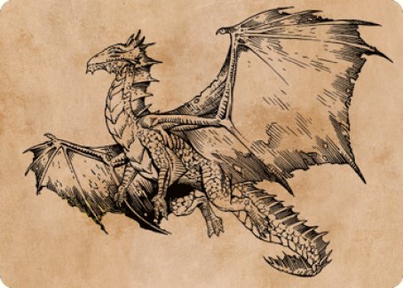 Ancient Bronze Dragon Art Card (58) [Commander Legends: Battle for Baldur's Gate Art Series] | Game Master's Emporium (The New GME)