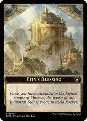 City's Blessing // Rat Double-Sided Token [Commander Masters Tokens] | Game Master's Emporium (The New GME)