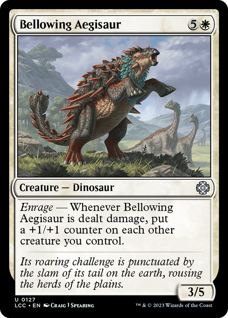 Bellowing Aegisaur [The Lost Caverns of Ixalan Commander] | Game Master's Emporium (The New GME)
