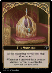 The Monarch // Dragon Egg Double-Sided Token [Commander Masters Tokens] | Game Master's Emporium (The New GME)