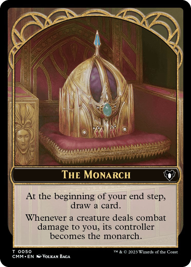 The Monarch // Rat Double-Sided Token [Commander Masters Tokens] | Game Master's Emporium (The New GME)