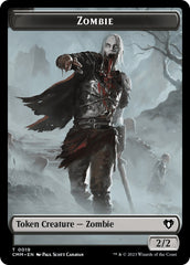 Zombie (0019) // Construct (0042) Double-Sided Token [Commander Masters Tokens] | Game Master's Emporium (The New GME)