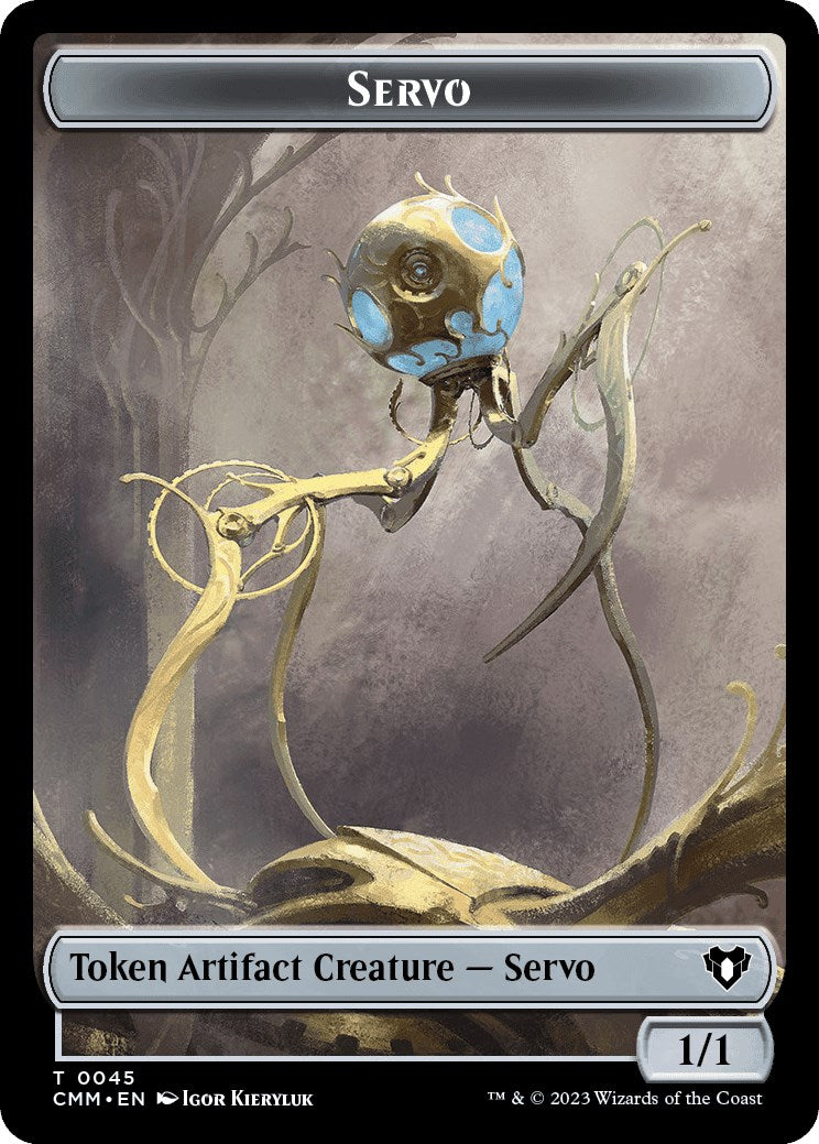 Servo // Rat Double-Sided Token [Commander Masters Tokens] | Game Master's Emporium (The New GME)