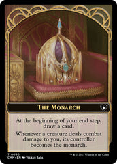 The Monarch // Elephant Double-Sided Token [Commander Masters Tokens] | Game Master's Emporium (The New GME)
