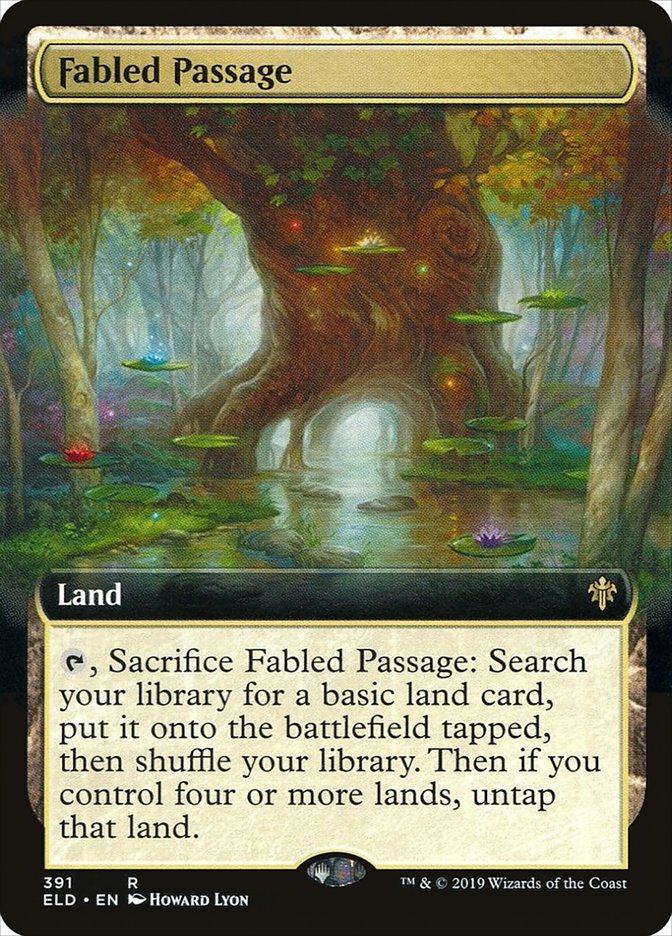 Fabled Passage (Extended Art) [Throne of Eldraine] | Game Master's Emporium (The New GME)