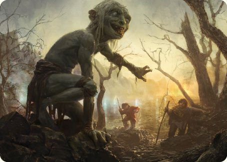 Smeagol, Helpful Guide Art Card [The Lord of the Rings: Tales of Middle-earth Art Series] | Game Master's Emporium (The New GME)
