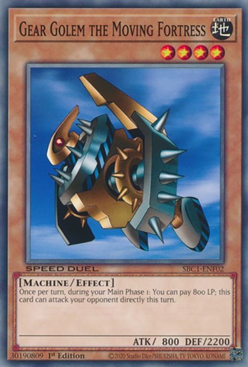 Gear Golem the Moving Fortress [SBC1-ENF02] Common | Game Master's Emporium (The New GME)