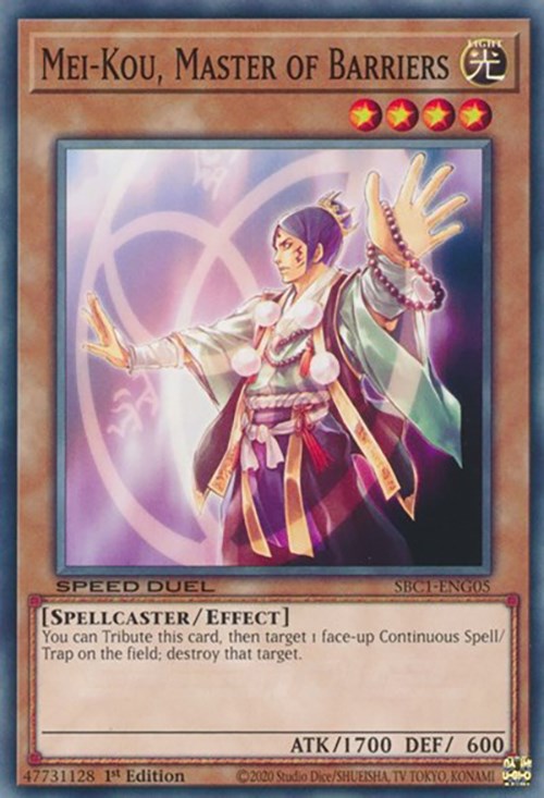 Mei-Kou, Master of Barriers [SBC1-ENG05] Common | Game Master's Emporium (The New GME)