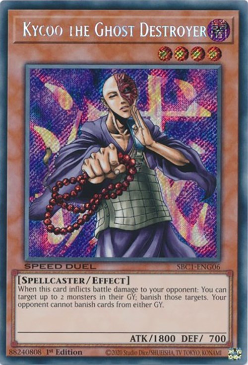 Kycoo the Ghost Destroyer [SBC1-ENG06] Secret Rare | Game Master's Emporium (The New GME)