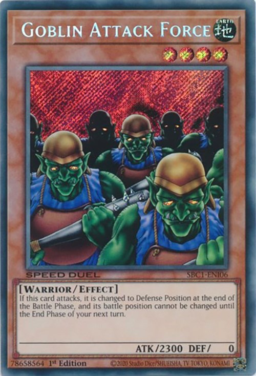 Goblin Attack Force [SBC1-ENI06] Secret Rare | Game Master's Emporium (The New GME)