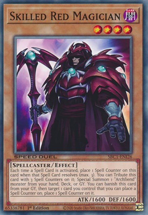 Skilled Red Magician [SBC1-ENI26] Common | Game Master's Emporium (The New GME)