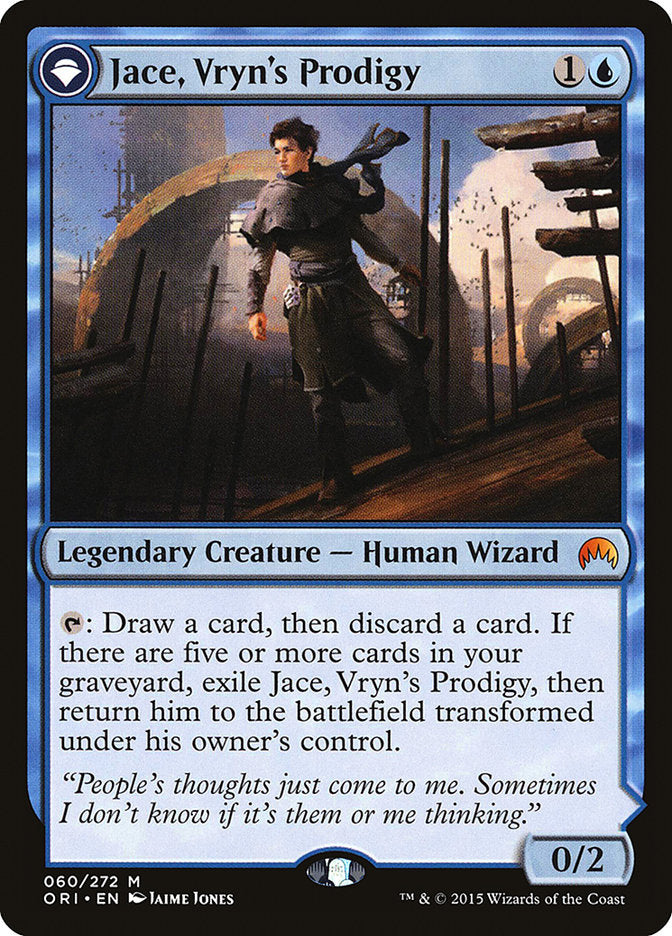 Jace, Vryn's Prodigy // Jace, Telepath Unbound [Magic Origins] | Game Master's Emporium (The New GME)