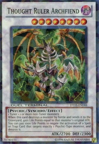 Thought Ruler Archfiend [DT05-EN088] Super Rare | Game Master's Emporium (The New GME)