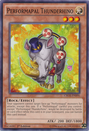 Performapal Thunderhino [CROS-EN096] Common | Game Master's Emporium (The New GME)