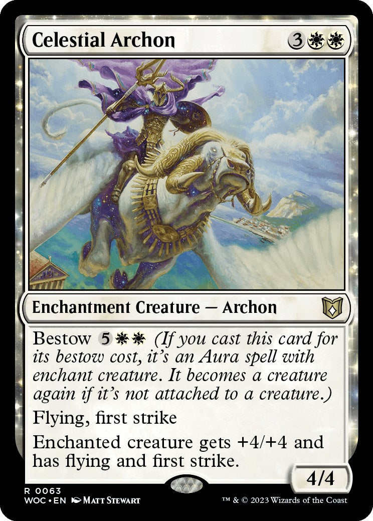 Celestial Archon [Wilds of Eldraine Commander] | Game Master's Emporium (The New GME)