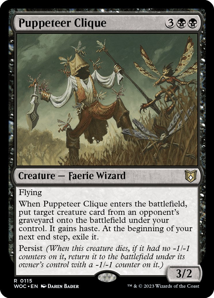 Puppeteer Clique [Wilds of Eldraine Commander] | Game Master's Emporium (The New GME)