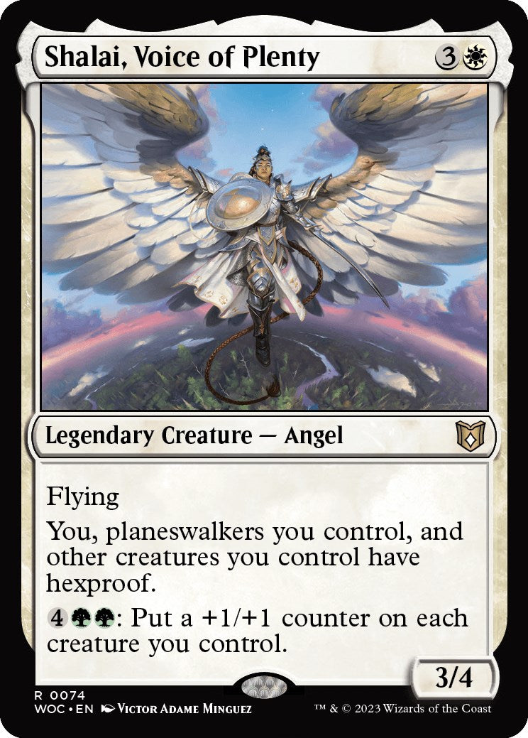 Shalai, Voice of Plenty [Wilds of Eldraine Commander] | Game Master's Emporium (The New GME)
