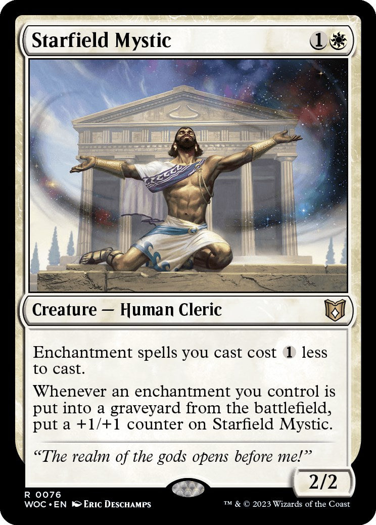 Starfield Mystic [Wilds of Eldraine Commander] | Game Master's Emporium (The New GME)