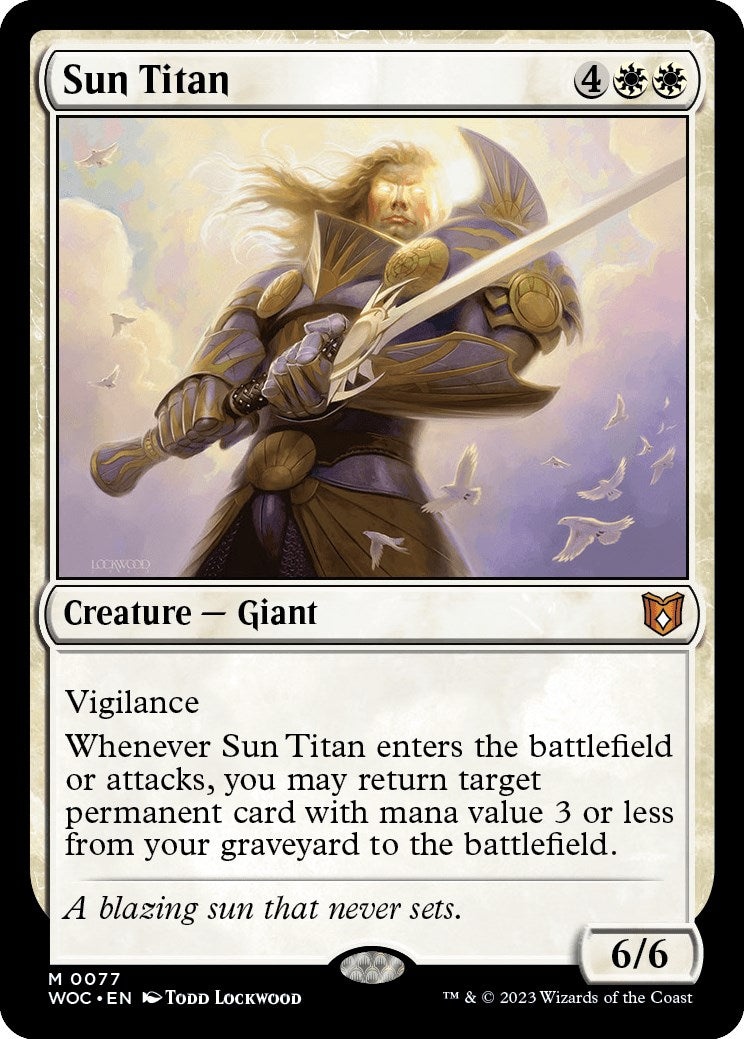 Sun Titan [Wilds of Eldraine Commander] | Game Master's Emporium (The New GME)