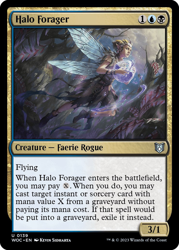 Halo Forager [Wilds of Eldraine Commander] | Game Master's Emporium (The New GME)