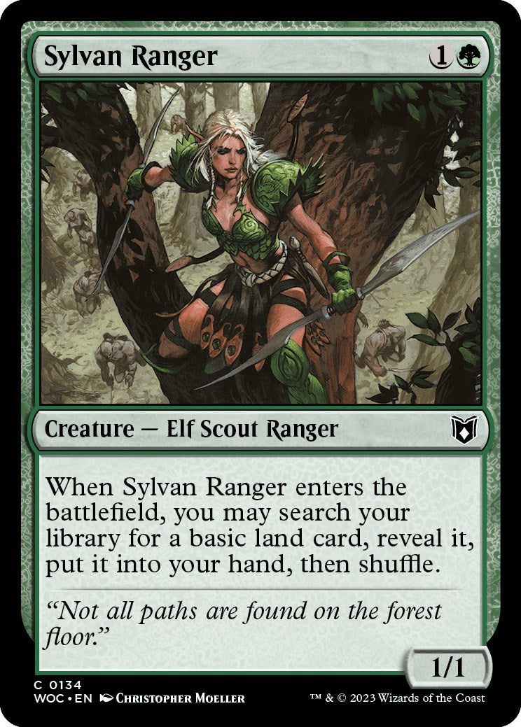 Sylvan Ranger [Wilds of Eldraine Commander] | Game Master's Emporium (The New GME)