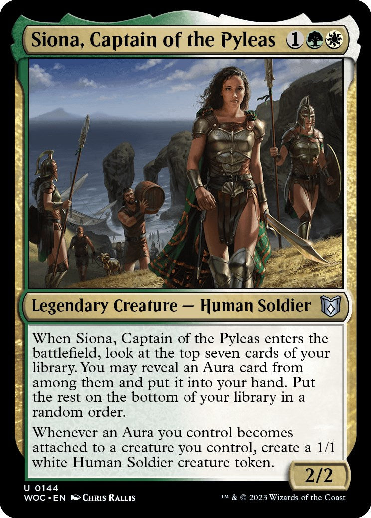 Siona, Captain of the Pyleas [Wilds of Eldraine Commander] | Game Master's Emporium (The New GME)