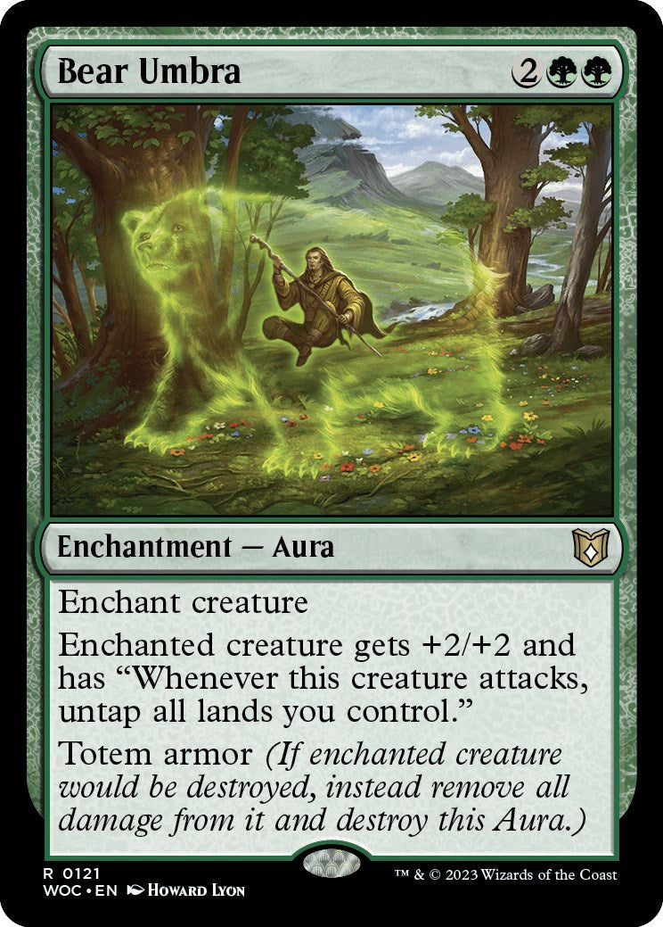 Bear Umbra [Wilds of Eldraine Commander] | Game Master's Emporium (The New GME)