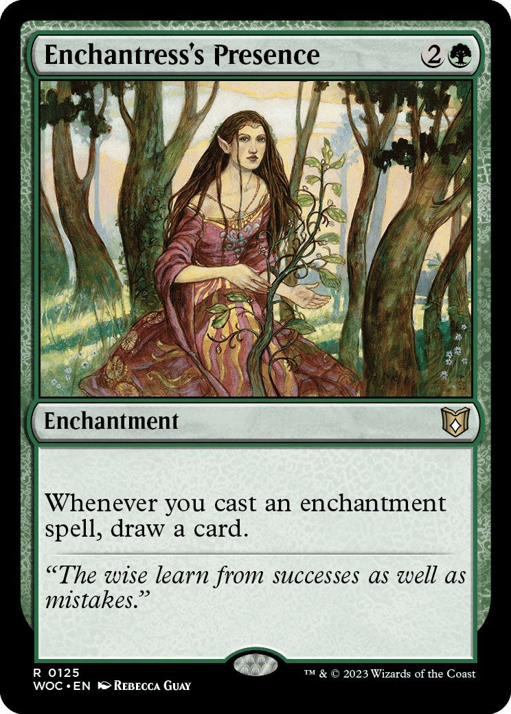 Enchantress's Presence [Wilds of Eldraine Commander] | Game Master's Emporium (The New GME)