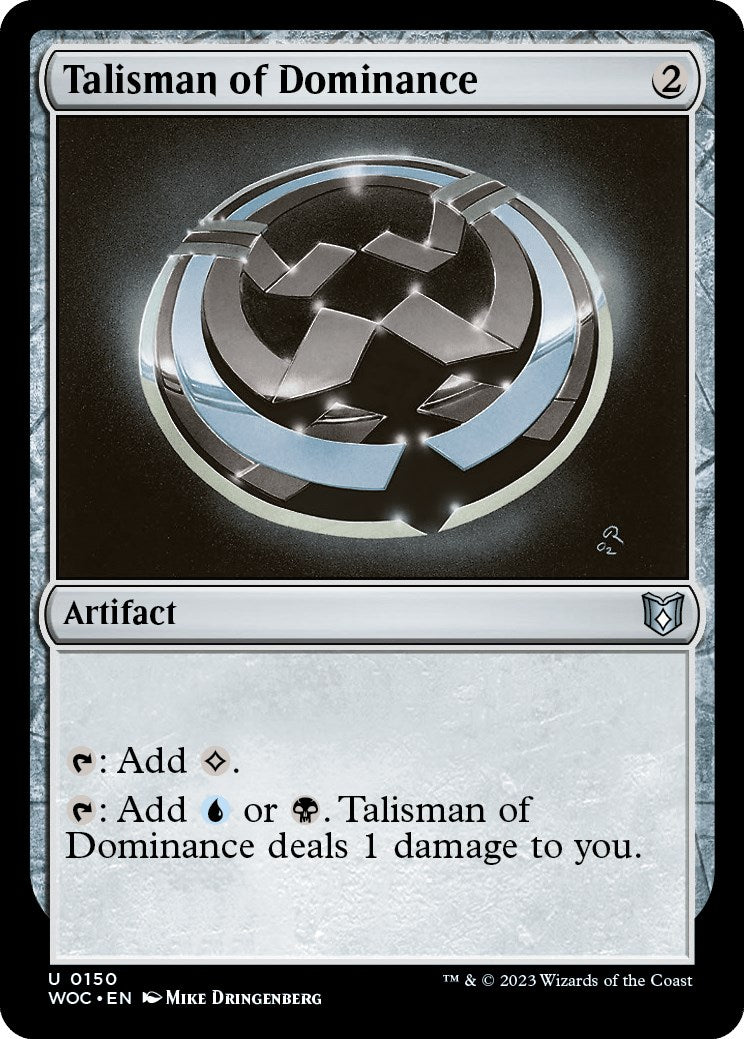 Talisman of Dominance [Wilds of Eldraine Commander] | Game Master's Emporium (The New GME)