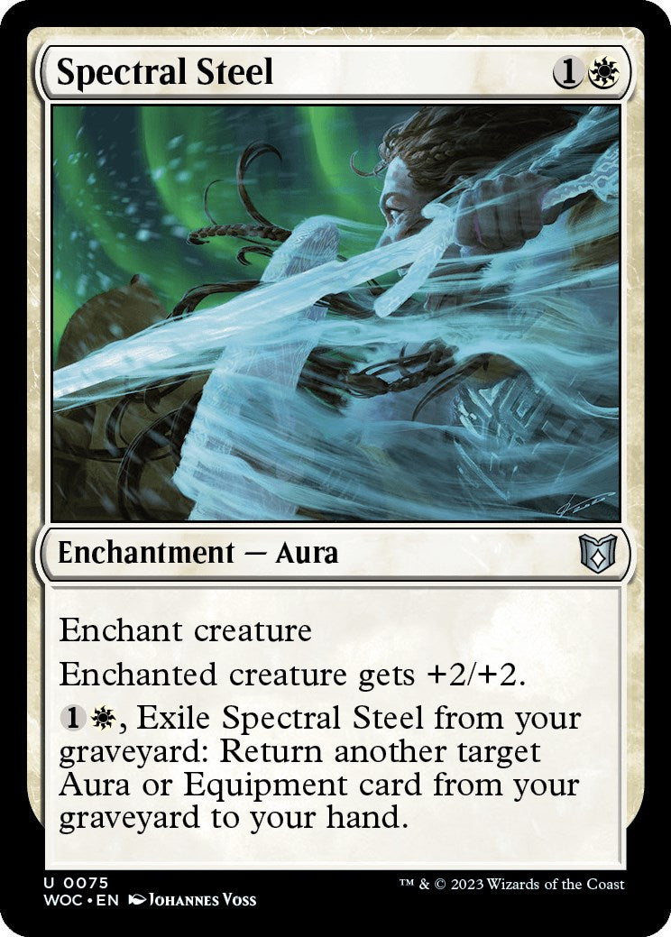 Spectral Steel [Wilds of Eldraine Commander] | Game Master's Emporium (The New GME)
