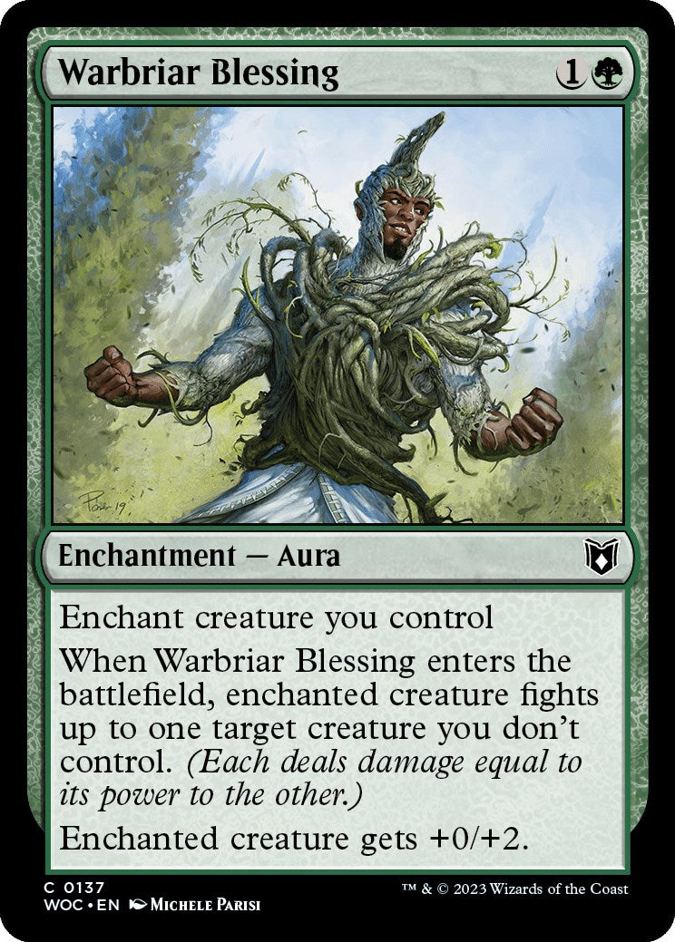 Warbriar Blessing [Wilds of Eldraine Commander] | Game Master's Emporium (The New GME)