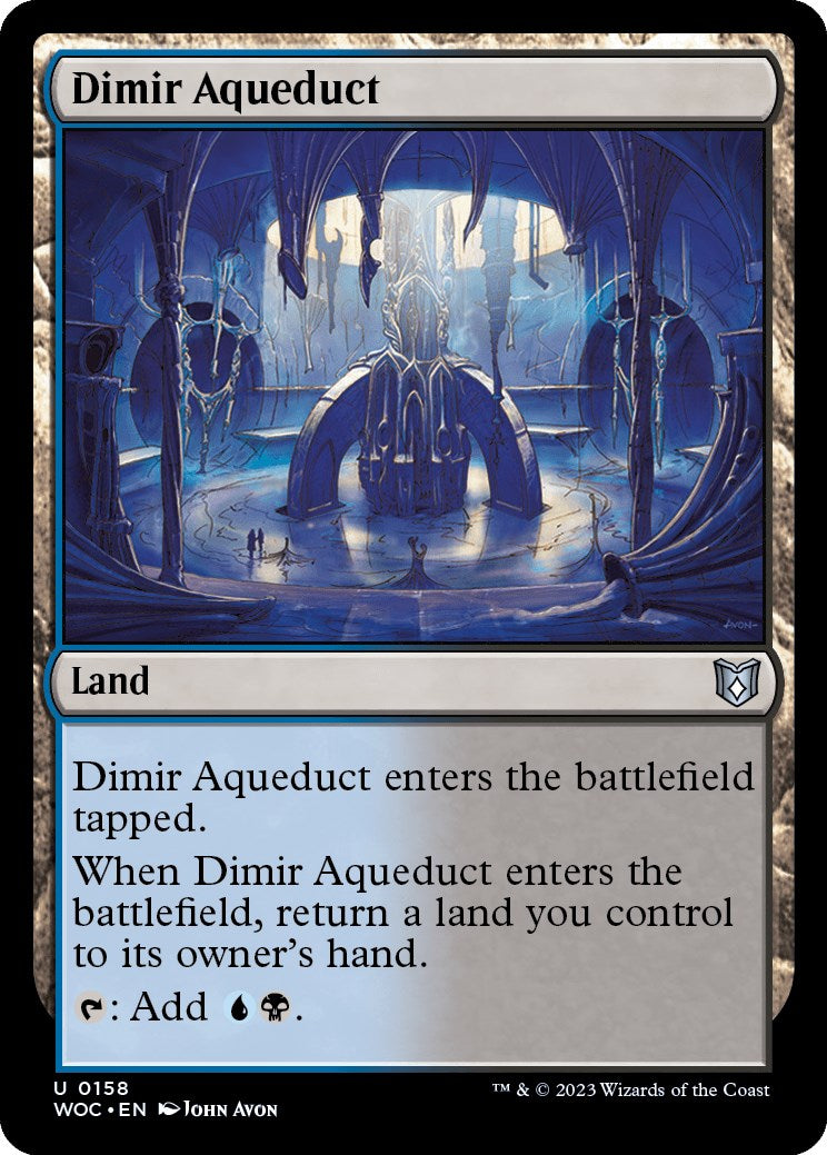 Dimir Aqueduct [Wilds of Eldraine Commander] | Game Master's Emporium (The New GME)