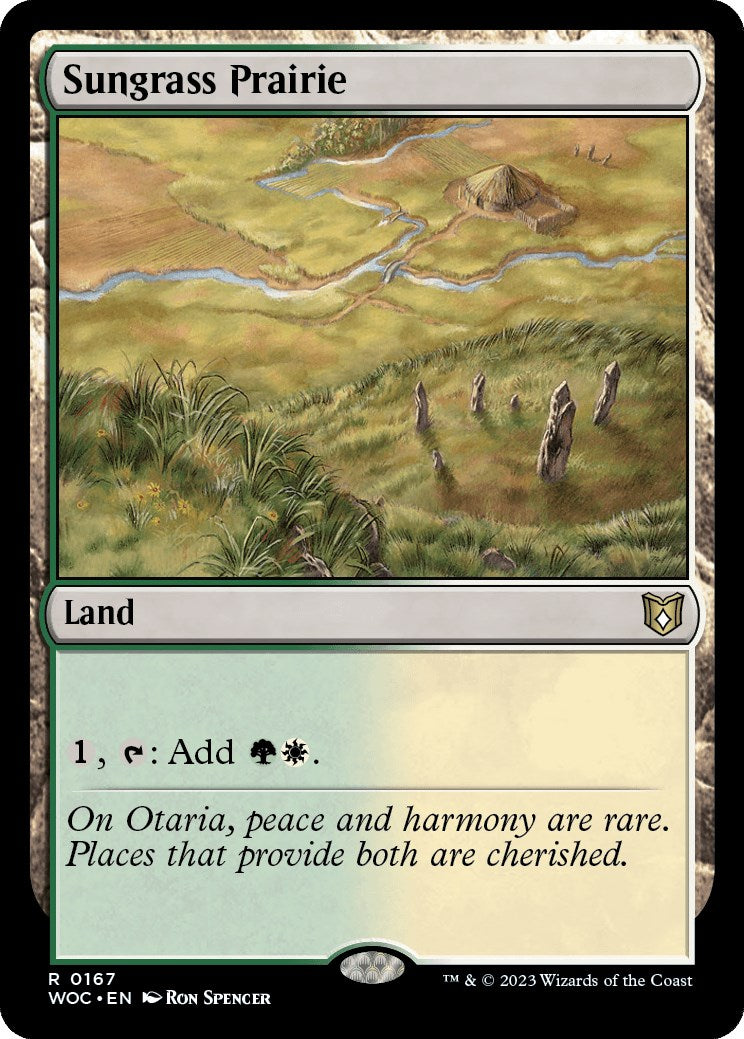 Sungrass Prairie [Wilds of Eldraine Commander] | Game Master's Emporium (The New GME)