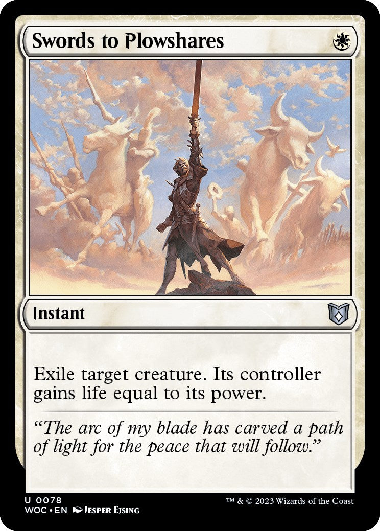 Swords to Plowshares [Wilds of Eldraine Commander] | Game Master's Emporium (The New GME)