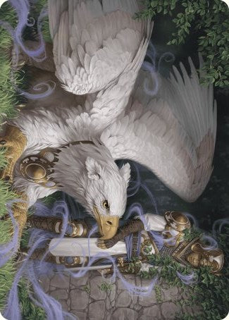 Dutiful Griffin Art Card [Wilds of Eldraine Art Series] | Game Master's Emporium (The New GME)