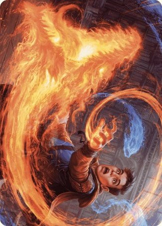 Frantic Firebolt Art Card [Wilds of Eldraine Art Series] | Game Master's Emporium (The New GME)